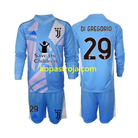 Billiga Fotbollströjor Juventus Michele Di Gregorio 29 Målvakt Barn Fjärde tröja 2024/25 Långärmad